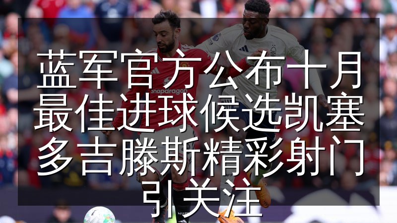 蓝军官方公布十月最佳进球候选凯塞多吉滕斯精彩射门引关注(图1) 蓝军官方公布十月最佳进球候选凯塞多吉滕斯精彩射门引关注